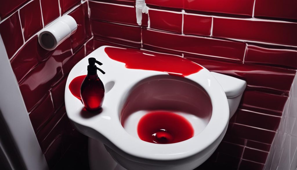 blood in toilet no pain treatment