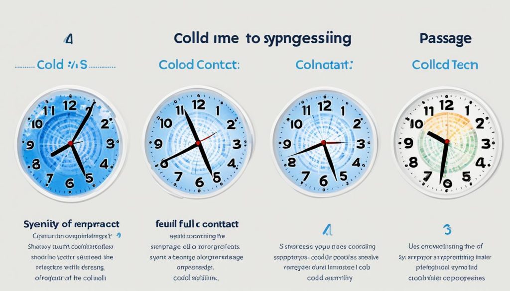 duration for cold to develop