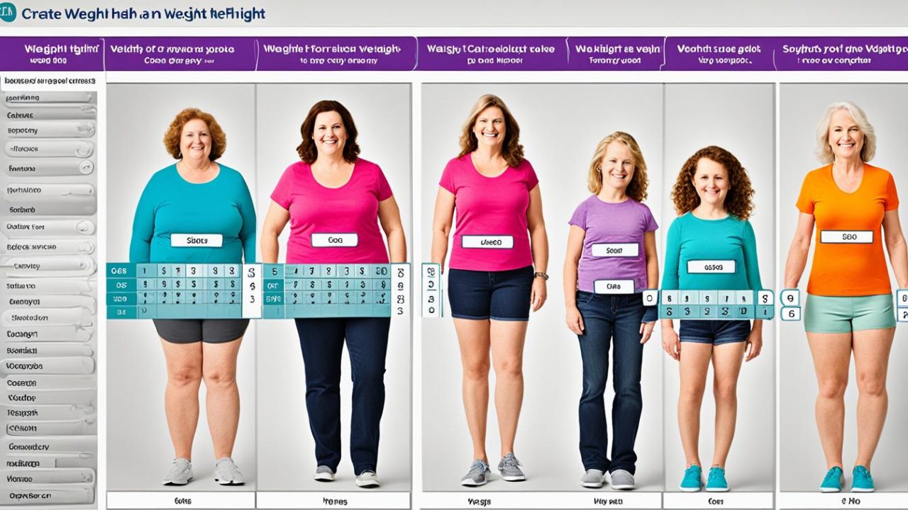 how much should i weigh for my height and age chart