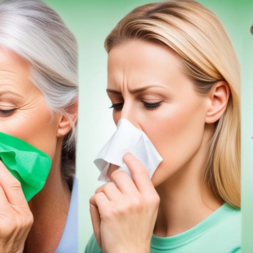 how to tell the difference between allergies and a cold
