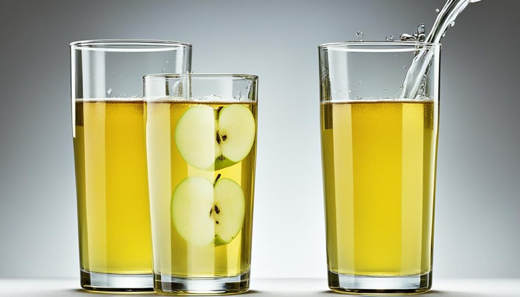 Apple Juice and Apple Cider Comparison