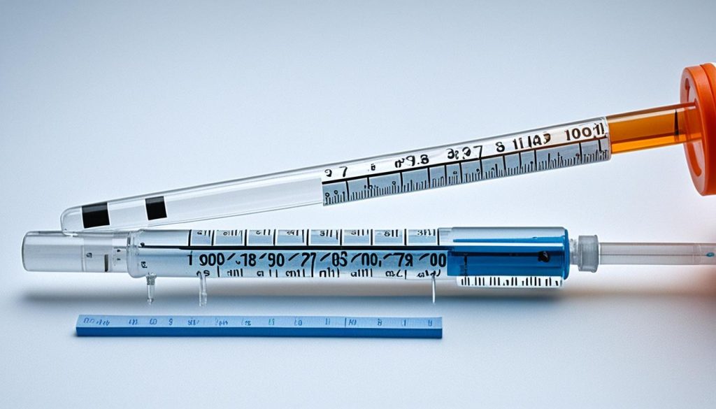 Insulin Syringe Measurement Conversion