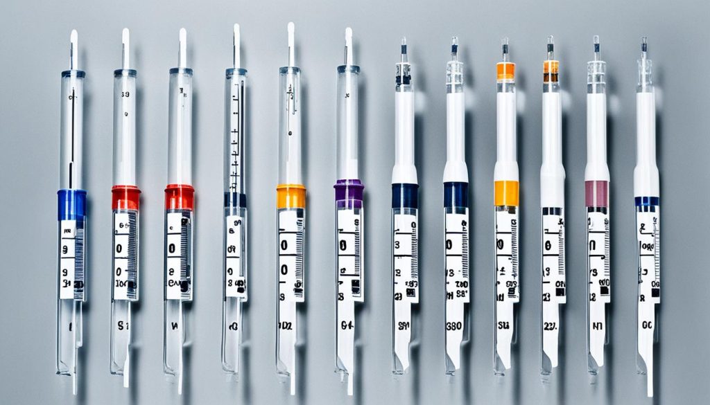 Types of Insulin Syringes and Their Capacities