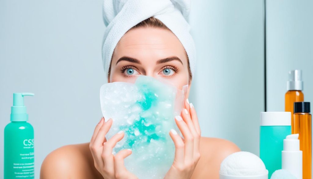 does ice help cystic acne