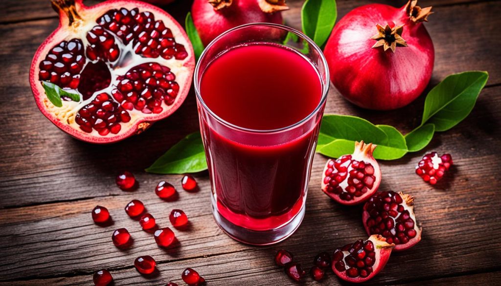 pomegranate juice for blood pressure control