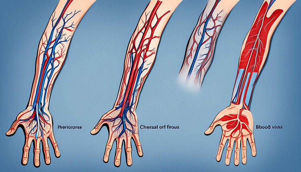 vascular issues in arms and hands
